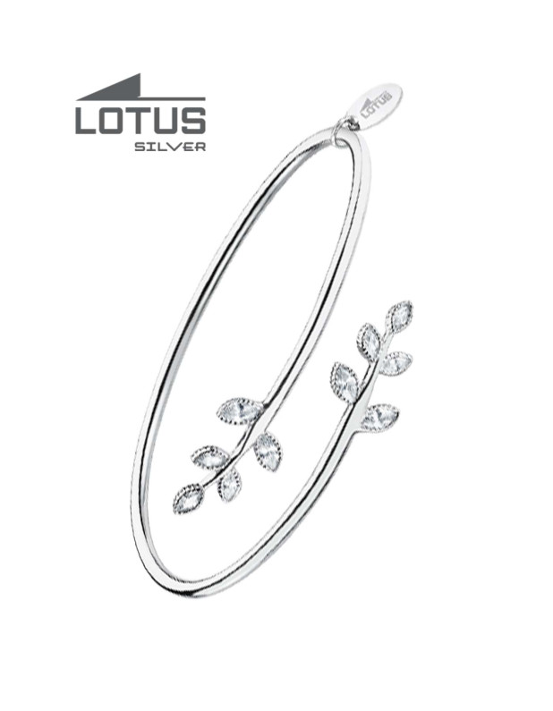 LOTUS Silver Bangle